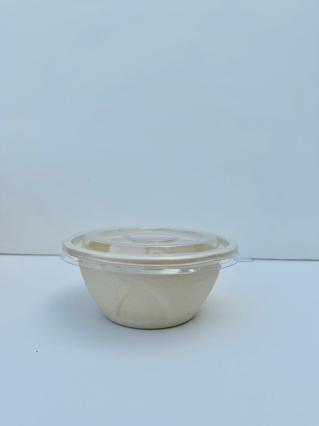 1000ml Bagasse round bowl with lid