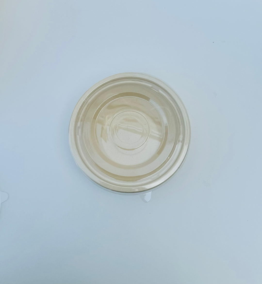 1000ml Bagasse round bowl with lid