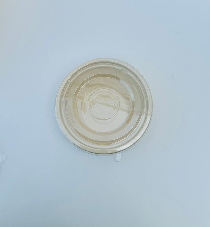 1000ml Bagasse round bowl with lid
