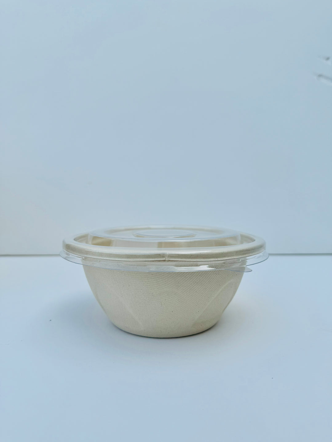 1000ml Bagasse round bowl with lid