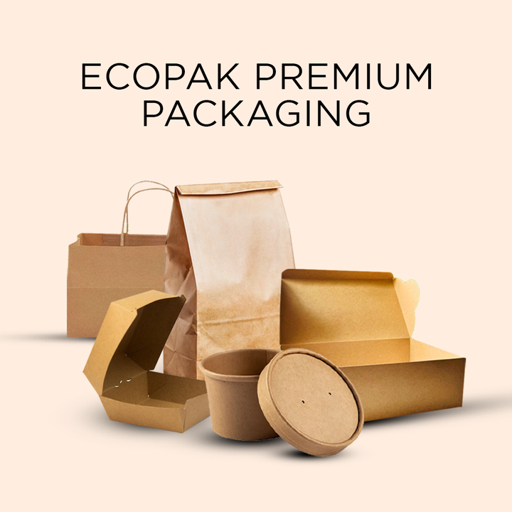 Kraft bakery bag 10"x 6.5"x 6" inches with twisted rope handle