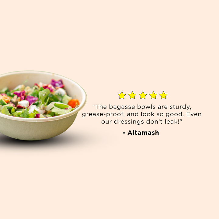 1000ml Square Bagasse Bowl