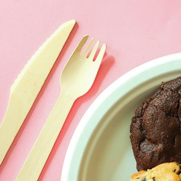 140mm birchwood fork - EcoPakOnline