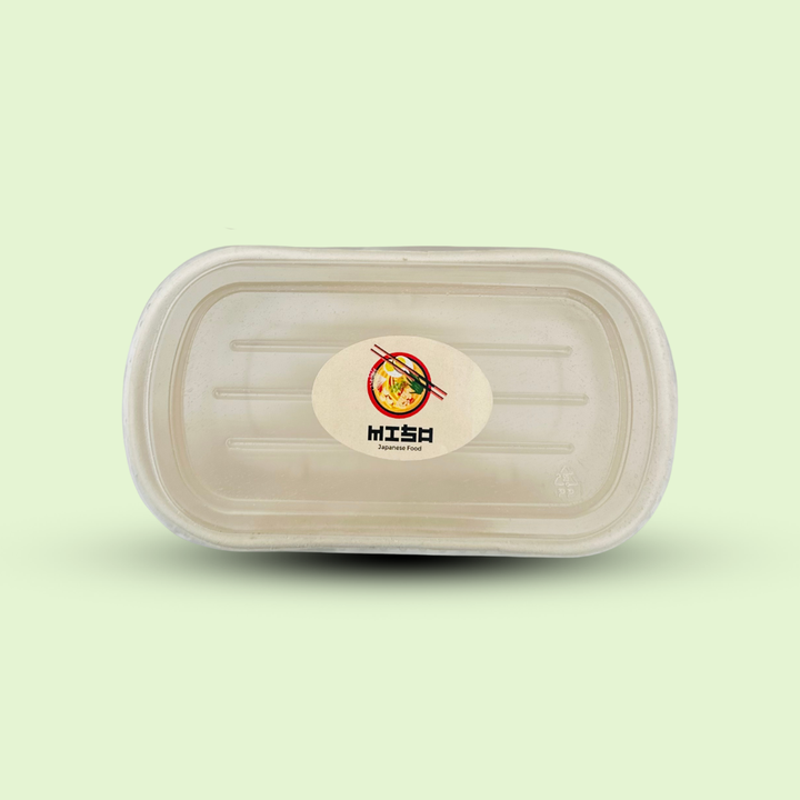 1000ml Bagasse bowl with lid