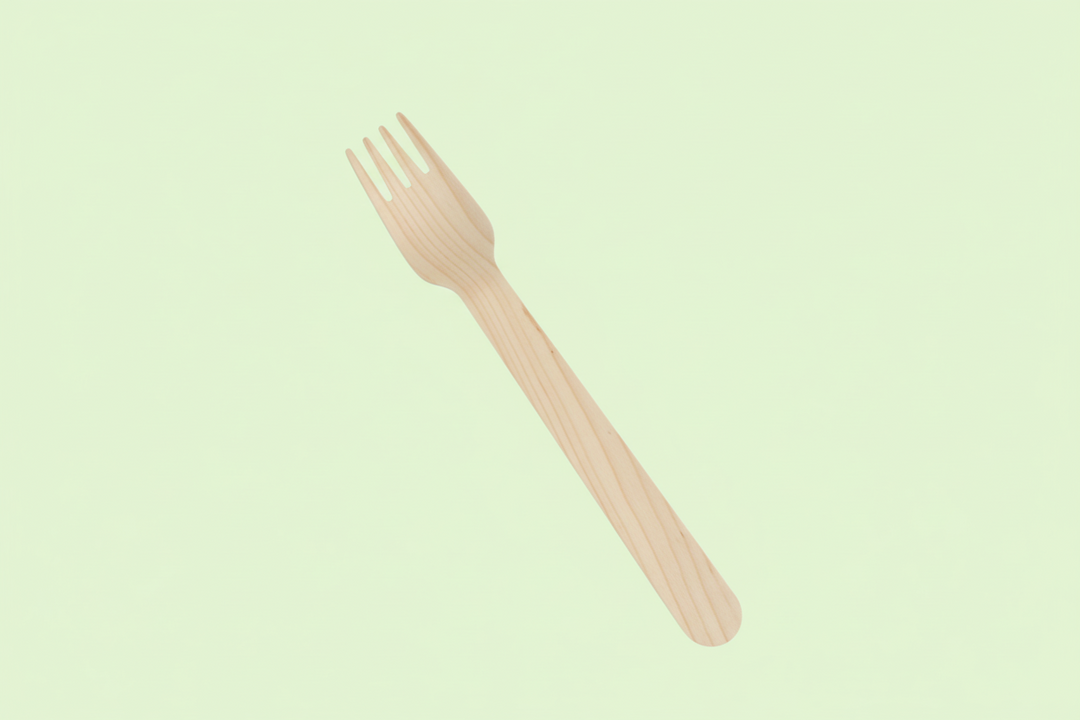 160mm birchwood disposable DINNER fork