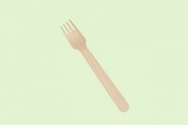 160mm birchwood disposable DINNER fork