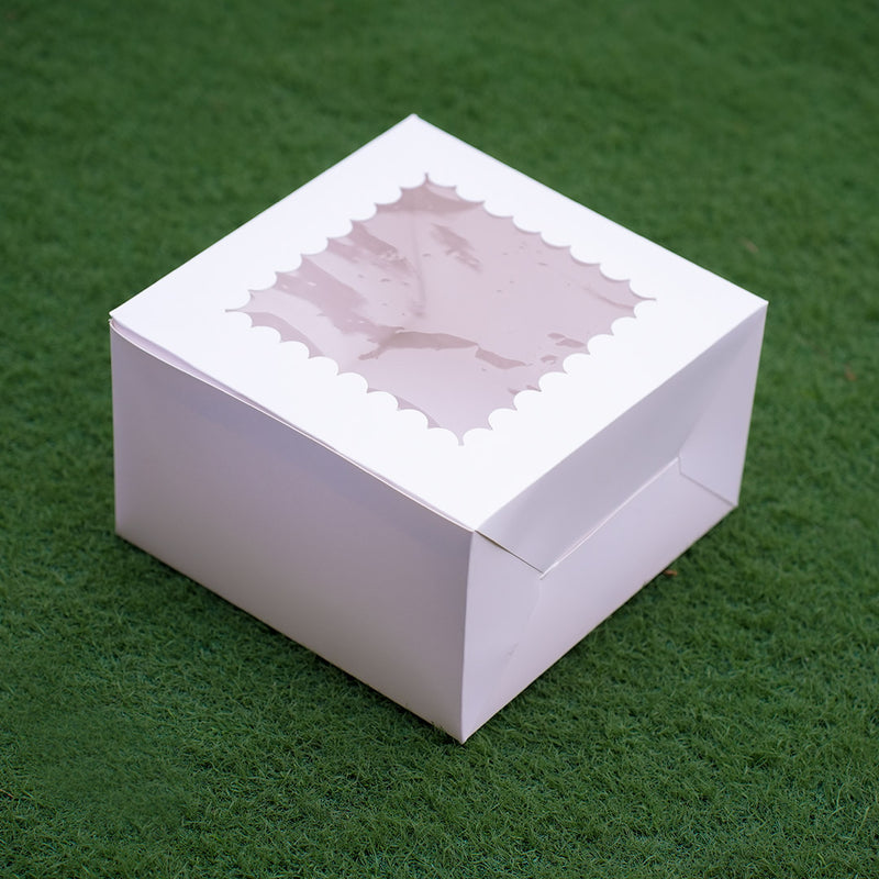 EcoPakOnline 10x10x6 white cake box for tall cakes