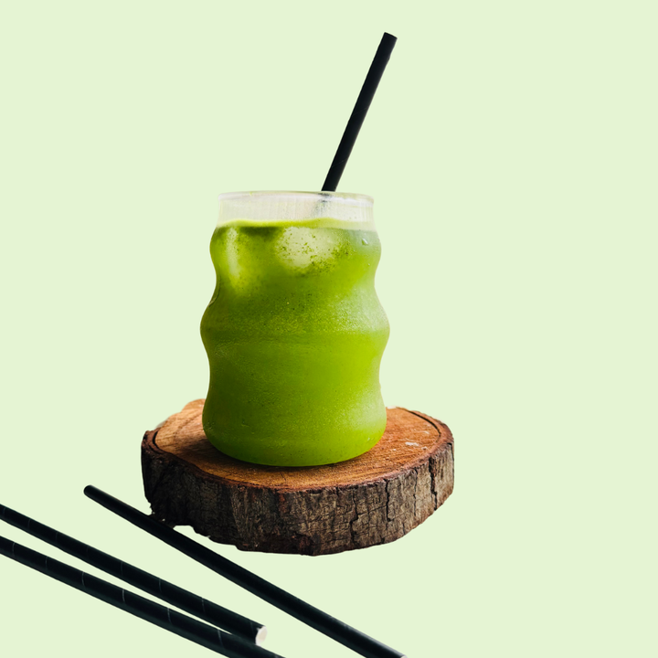 8mm 3 layer paper Straw (Black)