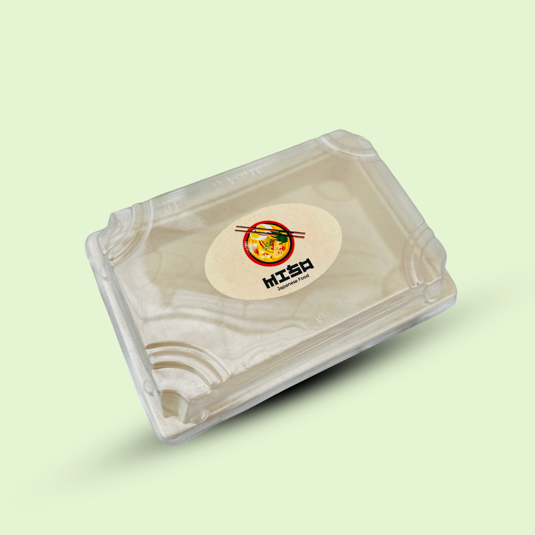 Bagasse sushi tray (Medium)