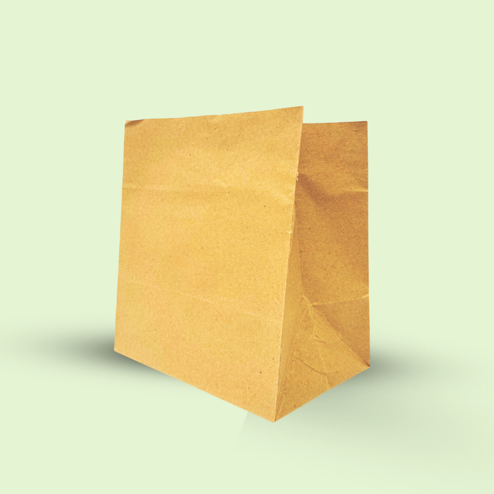 Kraft small paper bag 9" x 8.5" x 5.5" inches