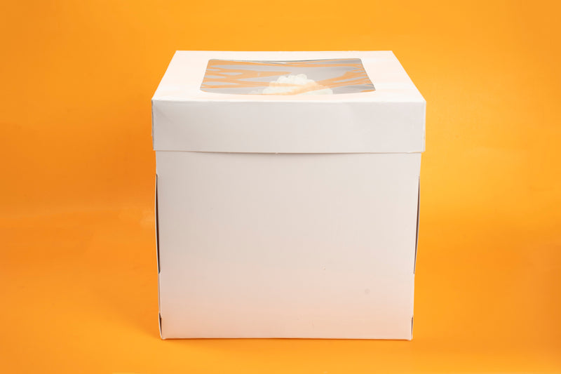 EcoPakOnline Bakery Boxes 10x10x10 inch White Cake Box for Tall Cakes