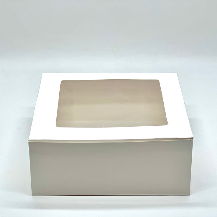 White cake box 10"x10"x4" inches