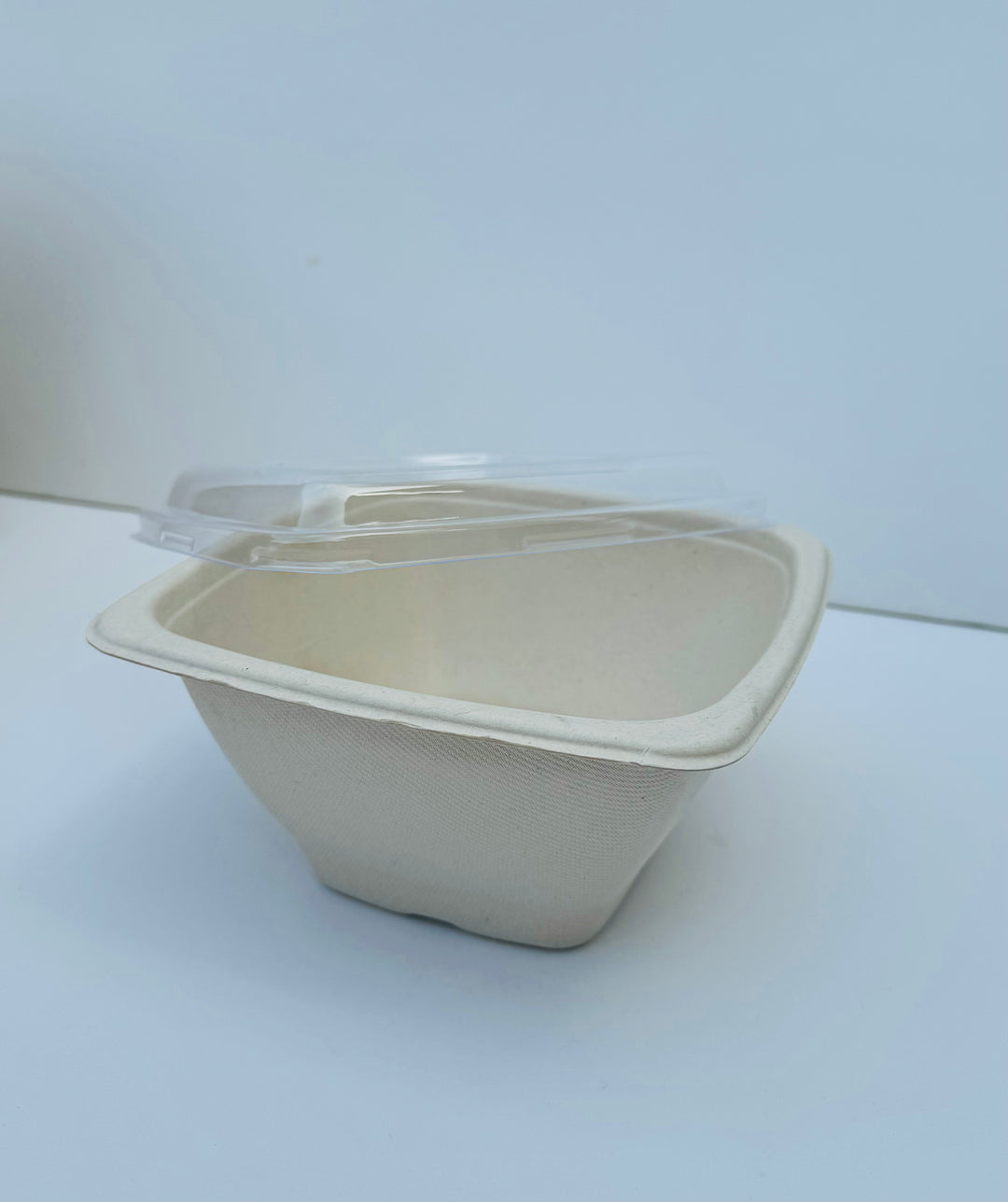 1200ml Square Bagasse Bowl with lids