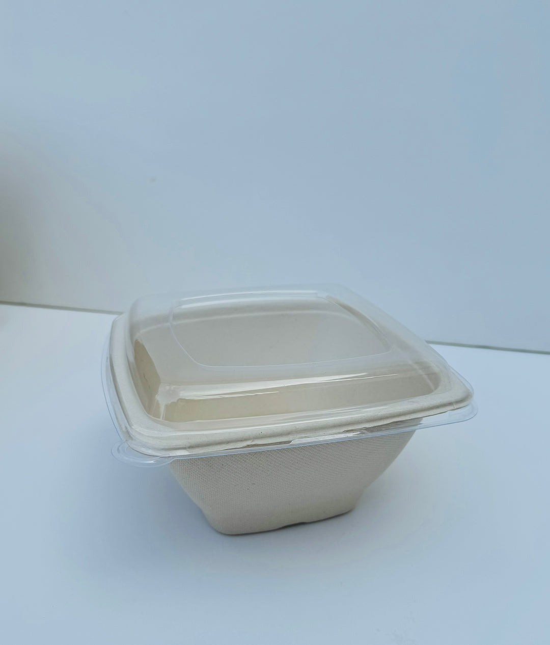1200ml Square Bagasse Bowl with lids
