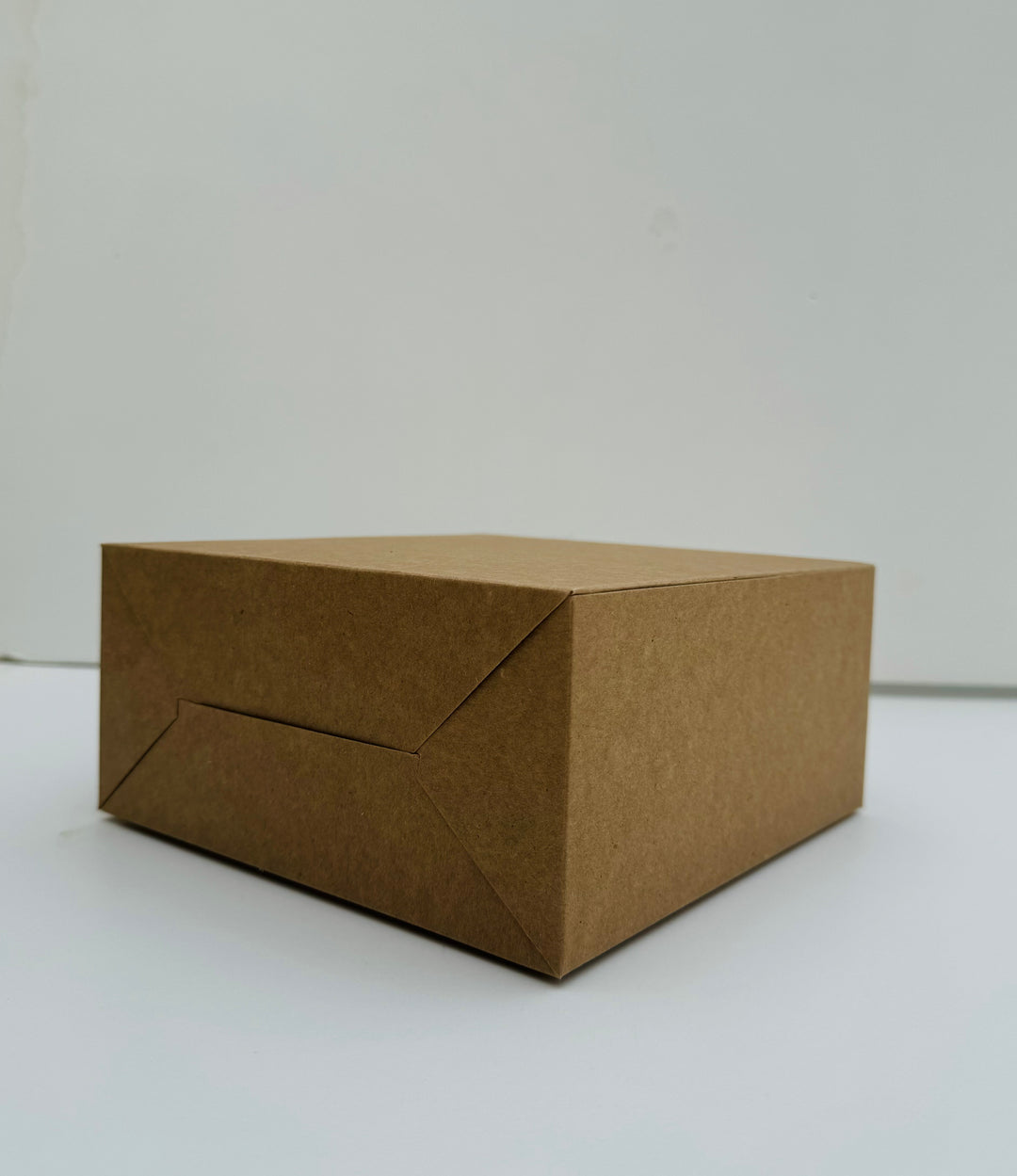 Kraft cake box 7.5" x 7.5 " x 3.5 " 250 GSM