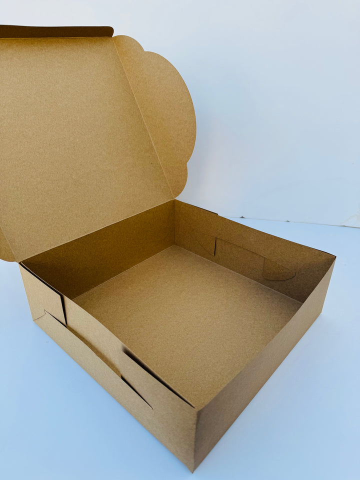Kraft Cake Box 12" x 12" x 4" Without Window