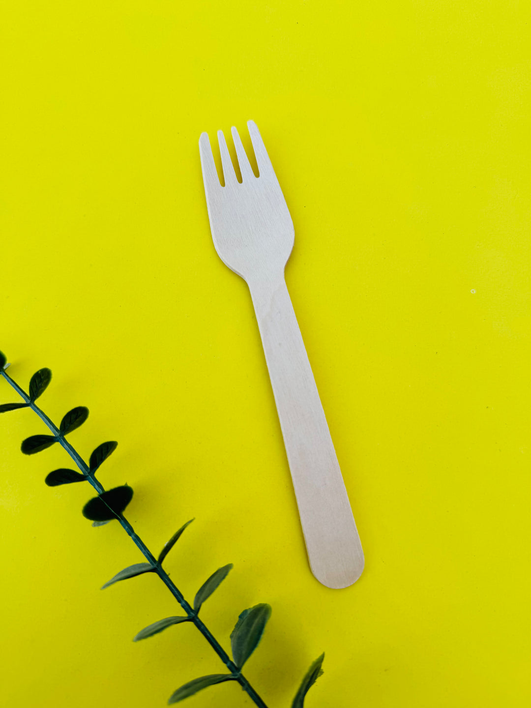 160mm birchwood disposable DINNER fork