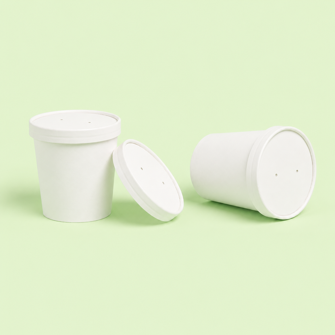 480 ml bowl with lid (White)