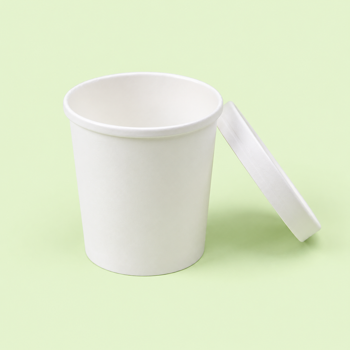 480 ml bowl with lid (White)