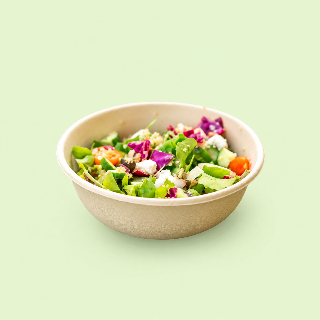 850ml Bagasse round bowl with lid