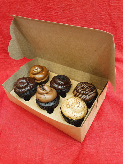 EcoPakOnline Cupcake box for 6 cup cakes