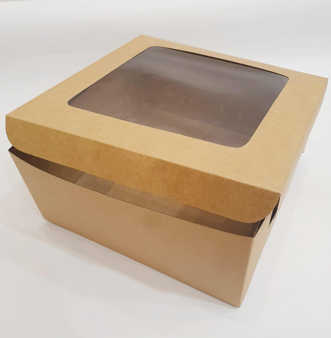 EcoPakOnline Kraft cake box 8.5x8.5x4