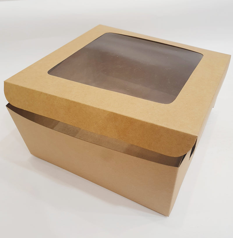 EcoPakOnline Kraft cake box 8.5x8.5x4