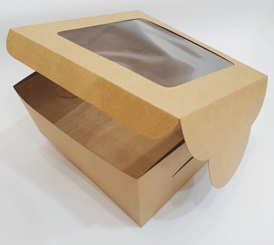 EcoPakOnline Kraft cake box 8.5x8.5x4
