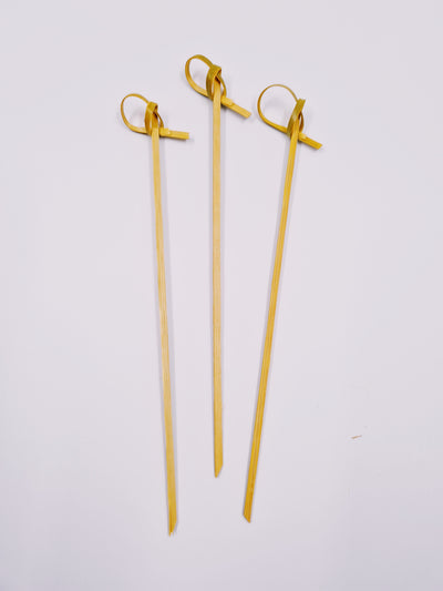 EcoPakOnline Bamboo knotted skewers
