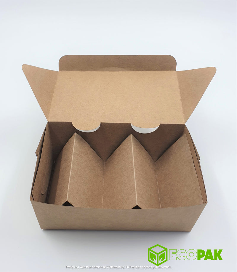 EcoPakOnline Kraft Taco Box