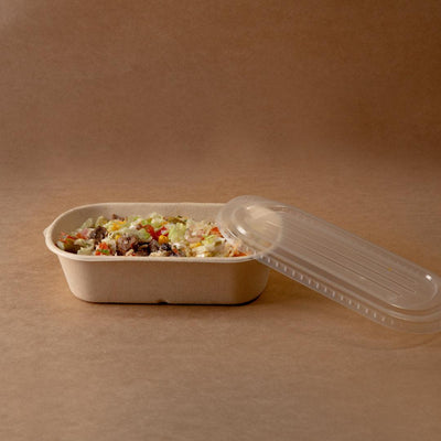 EcoPakOnline 1000ml Bagasse bowl with lid