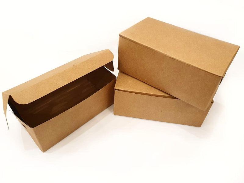 EcoPakOnline Kraft box for burgers and sandwiches