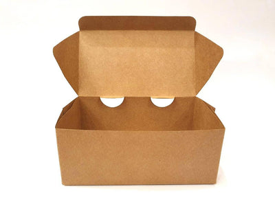 EcoPakOnline Kraft box for burgers and sandwiches