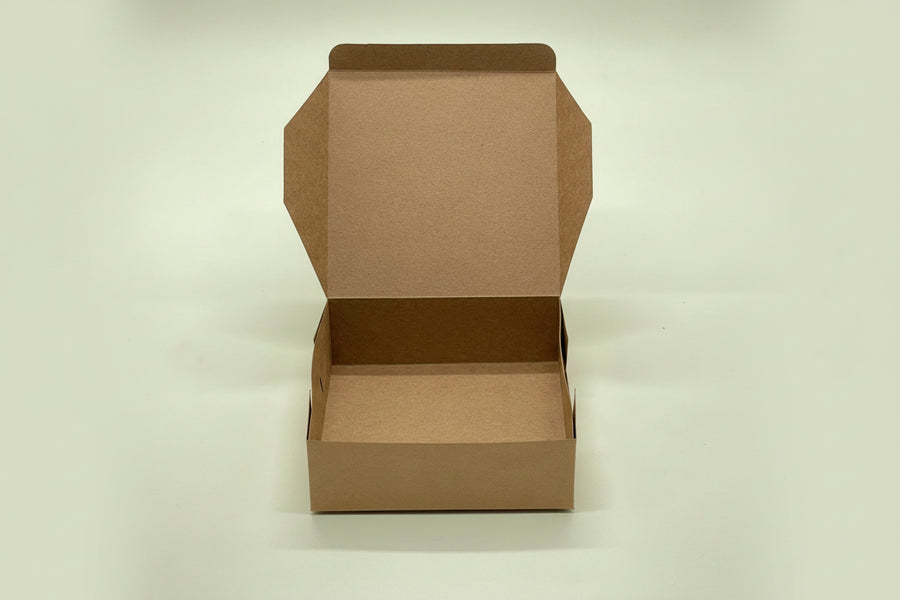 EcoPakOnline Bakery Boxes Small Kraft Bakery Box 5x5x2 inches