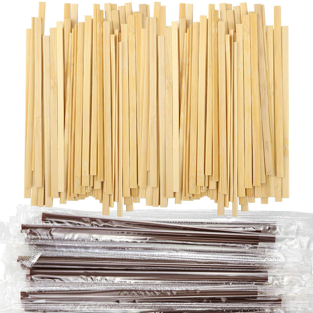 Bamboo coffee stirrer 14 cm