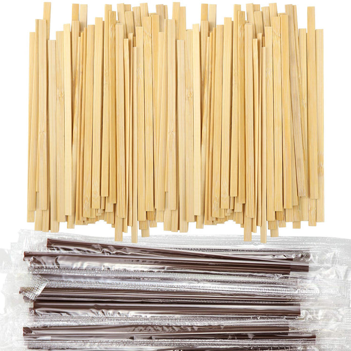 Bamboo coffee stirrer 14 cm